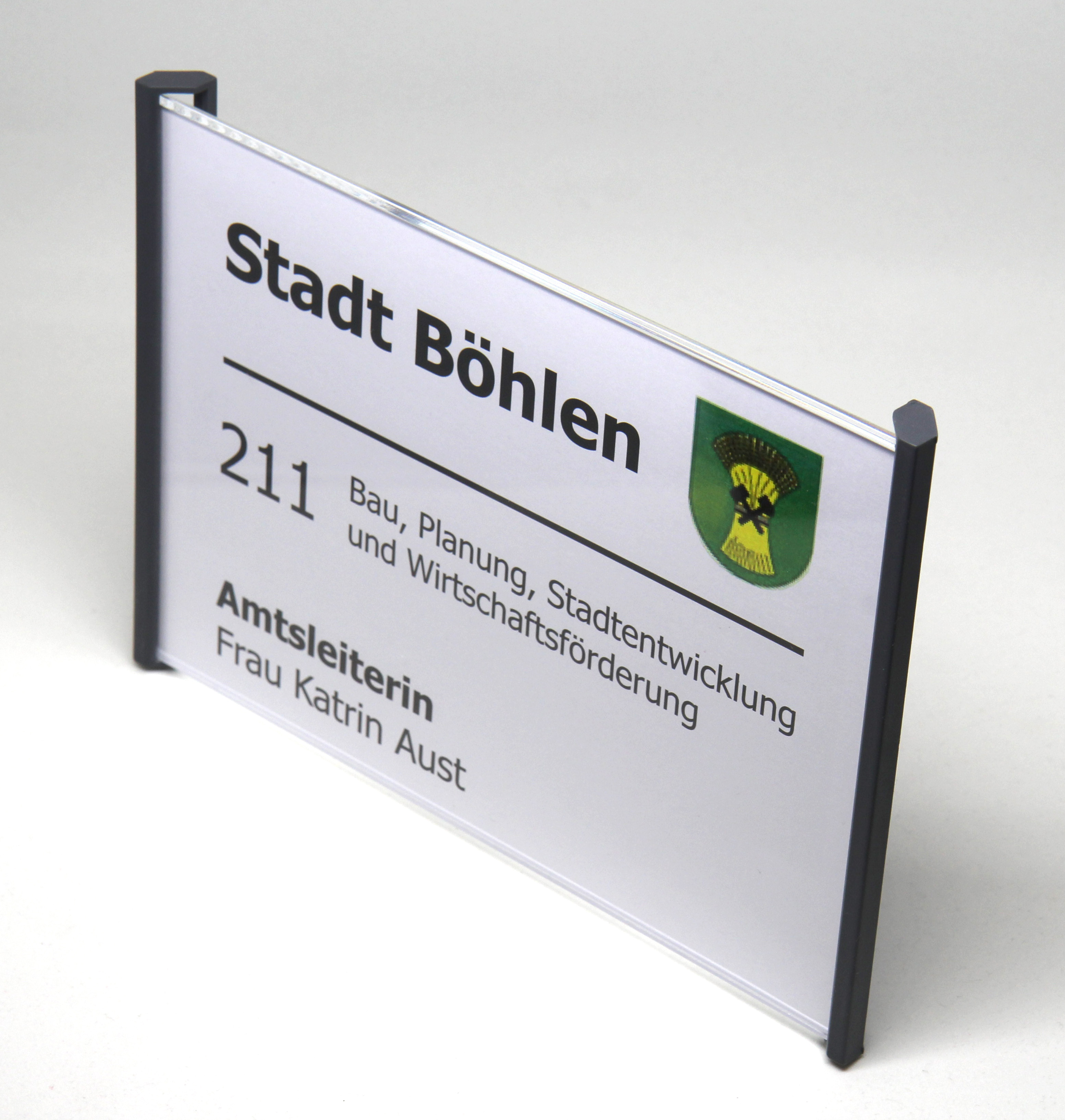 Türschild SIMPLEX - 210 x 148 mm (hoch oder quer)