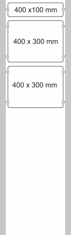 Edelstahl-Schildständer - Typ HGH-PWS-4030