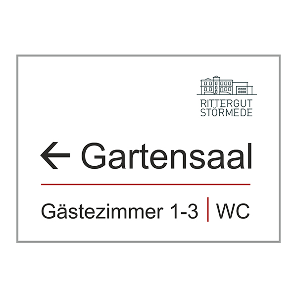 Infoschild FORMO.flach - 300,5 x 213,5 mm A4 quer
