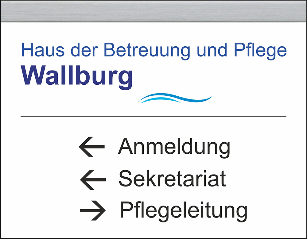 Türschild TwinAlu - 420 x 332 mm (BxH) A3 quer